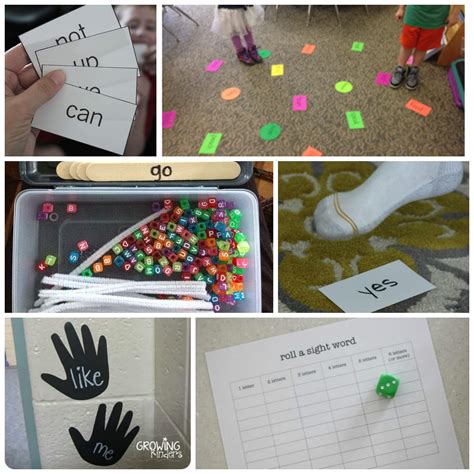 Sight word games kindergarten - helpermens