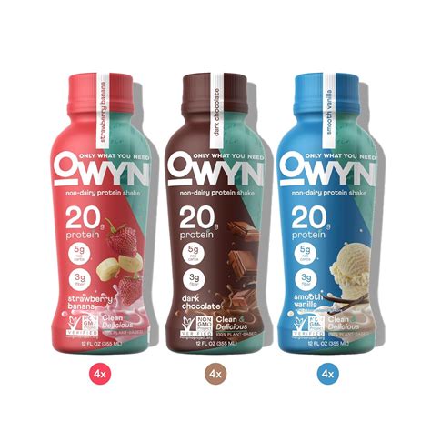 Amazon.com : OWYN Only What You Need Protein Shake, 20g Vegan Protein ...