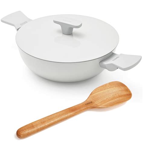 Buy Ember Cookware Arcilla Ceramic Non Stick Kadai 24cm | ISI Certified ...