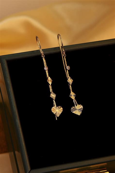 Buy Gold Brass Drop & Danglers Online at Biba India