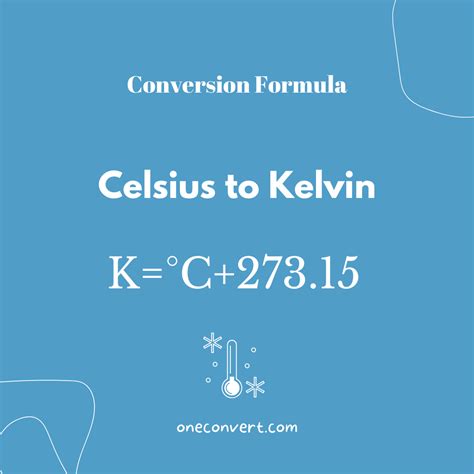 Celsius to Kelvin Conversion