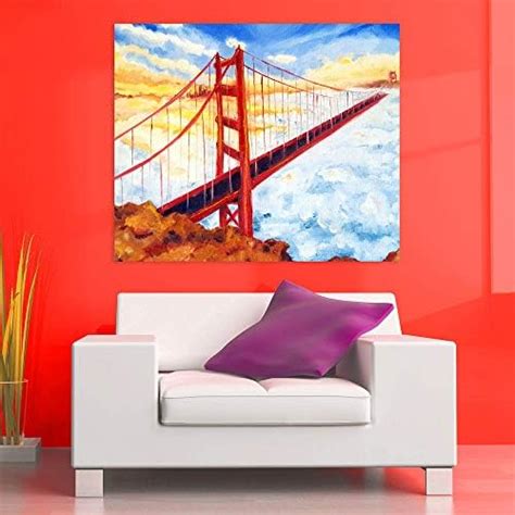Inephos Framed Canvas Painting - Connecting the Heavens - Cities Theme ...