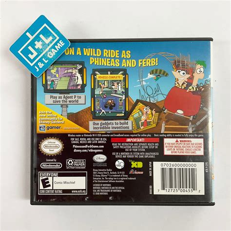 Phineas and Ferb - (NDS) Nintendo DS [Pre-Owned] | J&L Game