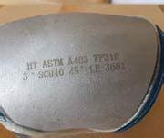 ASME B16.9 Fittings | Wrought Buttwelding Fitting Dimensions / Weight