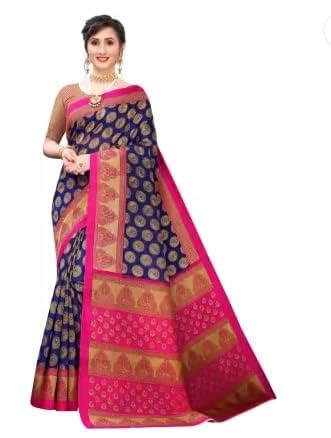 Buy Kanooda Prints Women's Fancy Mysore Printed Art Silk Saree_3144 ...