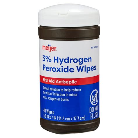 Meijer Hydrogen Peroxide Wipes (40 ct) Delivery or Pickup Near Me ...