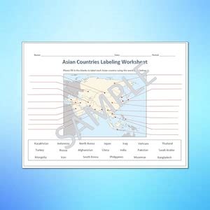 Country Labeling Worksheet 的图像结果