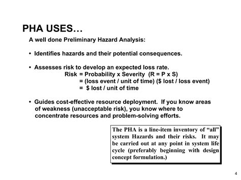 Preliminary hazard analysis (pha) | PDF