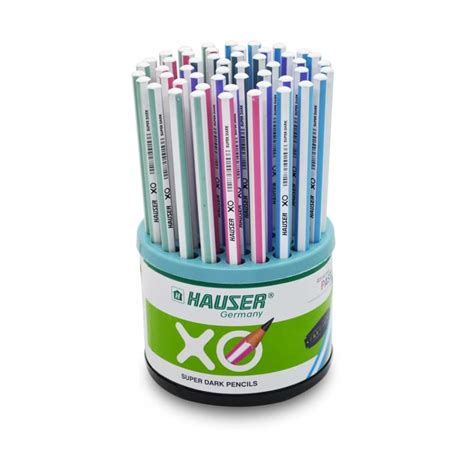 Hauser Xo Super Dark Pencils Tumbler Pack | Attractive Pastel Colors ...