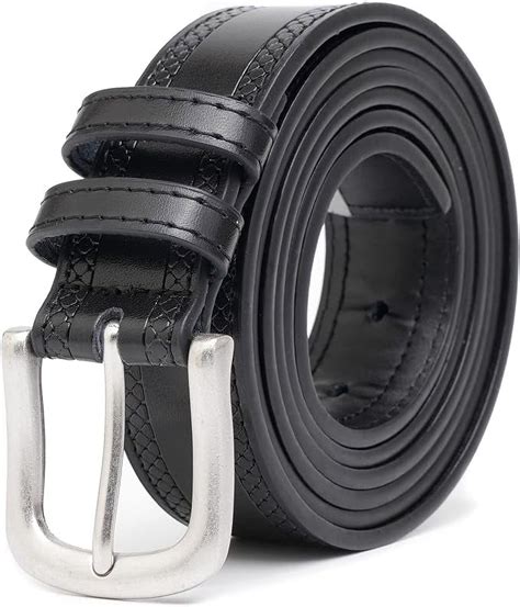 Men's Belt Big & Tall 56"-80" Embroidered Genuine Leather Extra Long ...