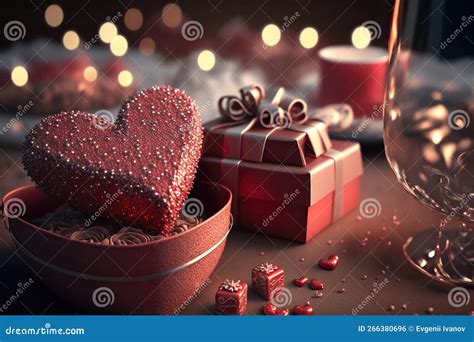 Heart Valentines Day Gift Boxes, Heart Shaped Chocolate Love a Festive ...