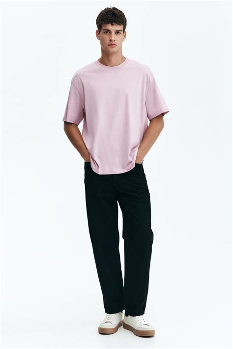 Men’s Pink Relaxed Fit T-shirt | H&M IN
