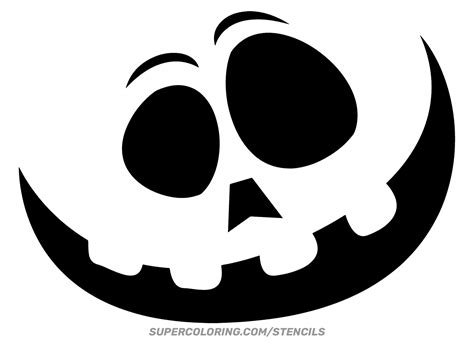 Stencil of pumpkin face | Free Printable Papercraft Templates