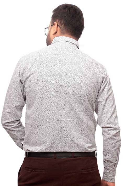 Raymond Men Slim Fit Printed Formal Shirt-MFSHIRTR-0037 – Mansfab