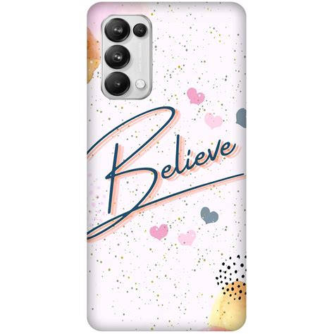 Inspirational Believe Case Oppo Reno5 Pro 5G – Printphoto