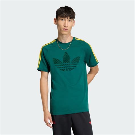 adidas MONOGRAM INFILL 3S TEE - Green | adidas India