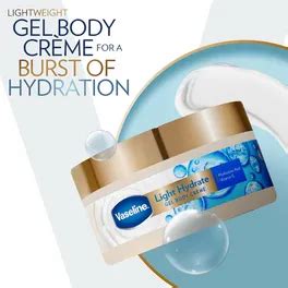 Buy Vaseline Light Hydrate Gel Body Creme 180 gm | 19 Minutes Delivery ...