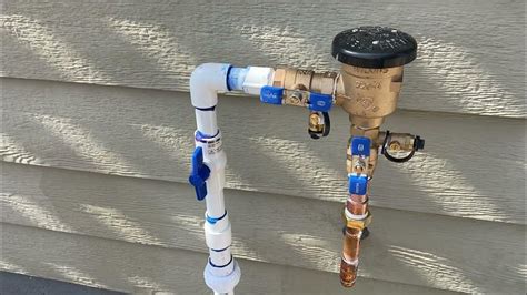 How To Install Backflow Preventer DIY - YouTube