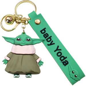 PEARLISH Premium Quality Baby Yoda 3D Keychain Key Chain Price in India ...