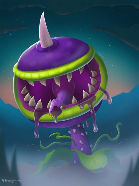 Plants vs Zombies Chomper (Halloween 2020) by ToastyDraws on Newgrounds
