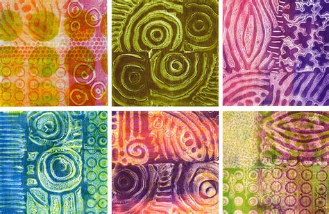 Printing with Gelli Arts®: Gelli Printing — Techniques on Fabric!!!