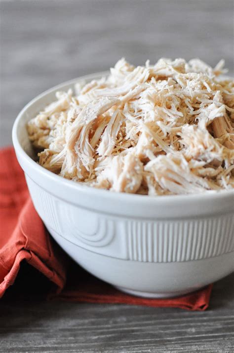 Slow Cooker Shredded Chicken Recipe - Fed & Fit