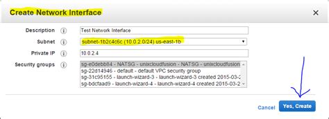 Assigning Multiple Network Interfaces to an EC2 instance