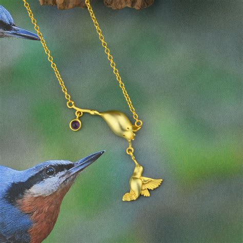 Corbett Jacaranda Flower Necklace | Totapari