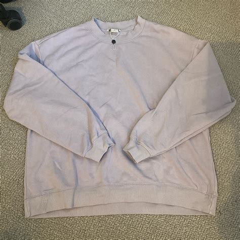 light purple sweatshirt from monki #sweater... - Depop