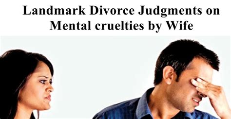 LEGALS INDIA: Top 30 Divorce Judgments on Mental cruelties by Wife
