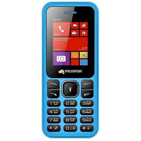 Micromax X413 - Price in India, Specifications & Features | Mobile Phones