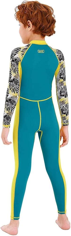 Buy Kids Full Body Swimsuit for Girls Boys Rash Guard Long Sleeve ...