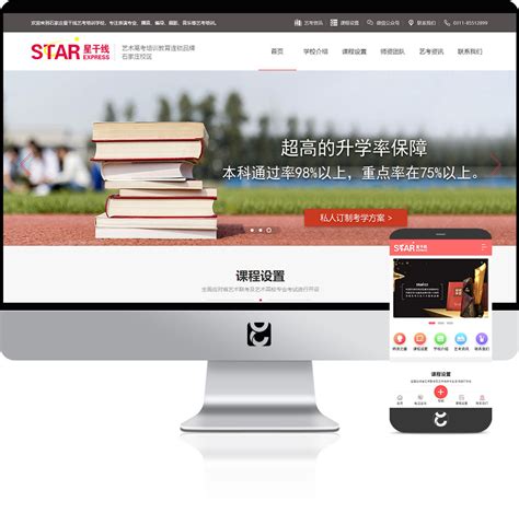 星干线艺考培训学校网站建设制作推广 - 河北远策科技有限公司