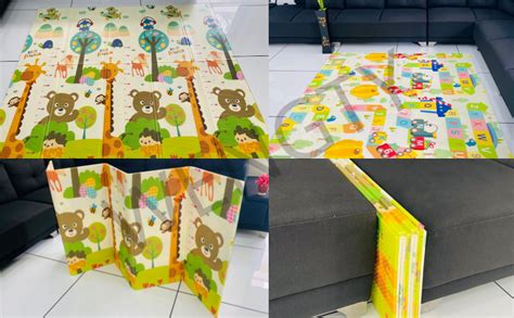 WENGTY Double Sided Water Proof Alphabet Mat Extra Large Reversible ...
