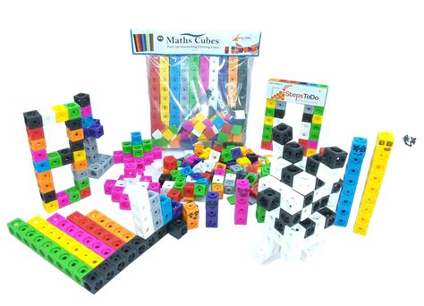 Buy StepsToDo Math Cubes & Face Plates (Pack of 100). Foundation Kit ...