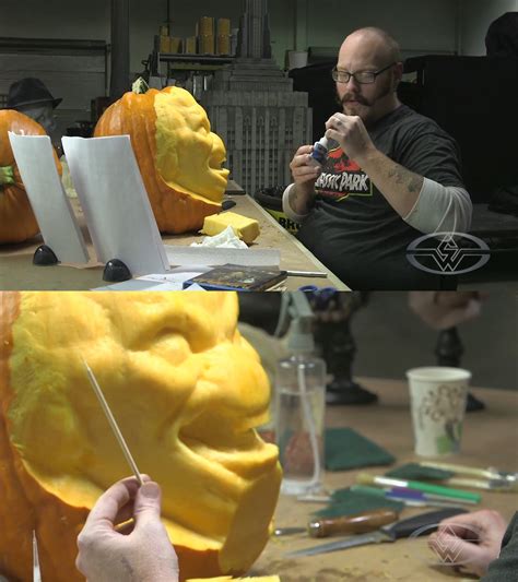 3D Pumpkin Carving: How to Attach an Extra Piece to a Pumpkin Carving | Stan Winston School of ...