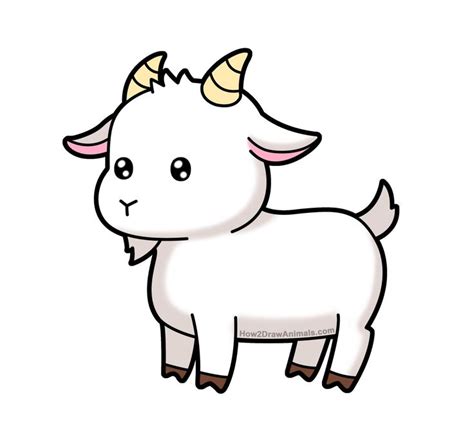 cute goat illustration