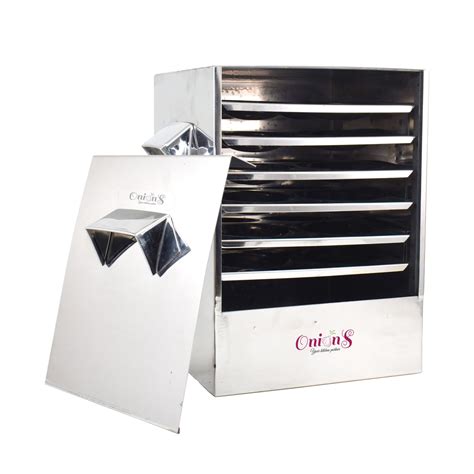 Onions Stainless Steel Cauka/Square/Cubic Idly cooker with 6 Regular ...