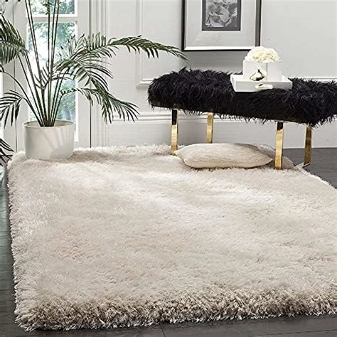 Buy TAHNOOR CARPET Hand Woven Shaggy Rectangular Carpet With 2 Inch ...
