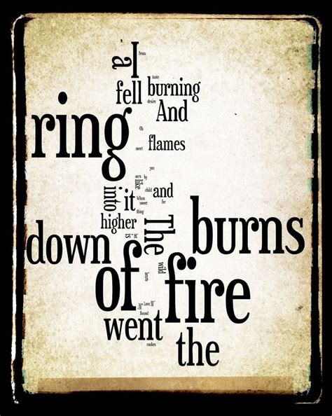 Johnny cash - ring of fire lyrics | metrolyrics, "ring of fire" is ...