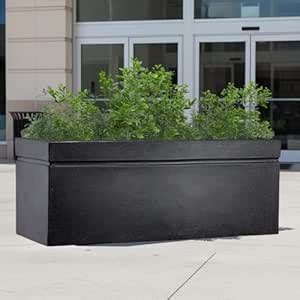 Go Hooked Recta 36x14 Inch Large Planter Pot | Big Size Outdoor ...