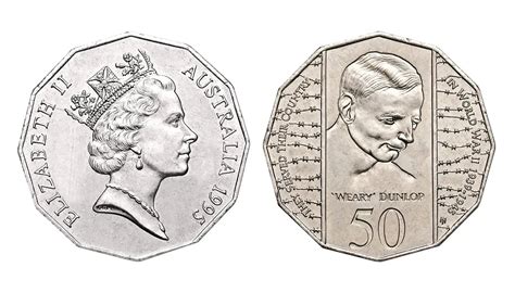 Australian 50 Cent Coin Value Chart: Round & Rare Coins