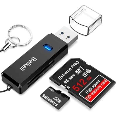 Beikell USB 3.0 Card Reader, High-Speed SD/Micro SD India | Ubuy