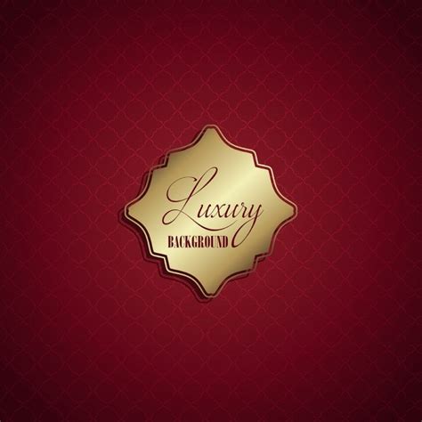 Luxury background with a red pattern | Free Vector