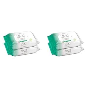 Lacto Calamine Daily Cleansing Facial Wipes 25N Each - Pack of 4 | Wet ...