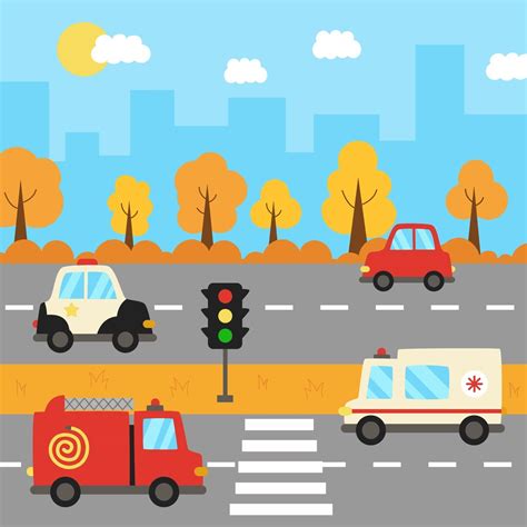 Transportation Cartoon Background 的图像结果