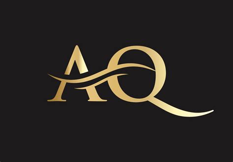 AQ Linked Logo for business and company identity. Creative Letter AQ ...