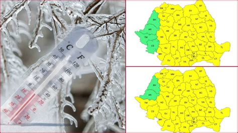 ANM, prelungește codul galben de ger în aproape toată România, incusiv ...