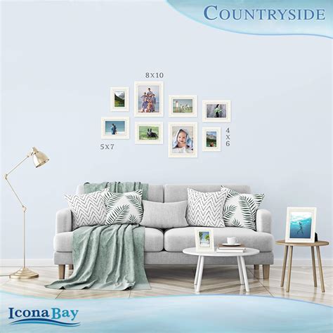 Buy Icona Bay 8x10 Picture Frames (Alpine White, 3 Pack), French ...