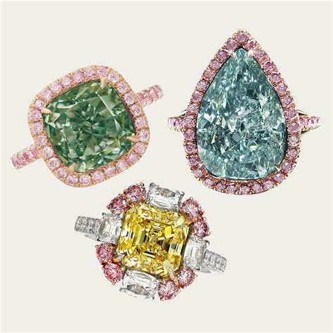 FANCY COLOUR DIAMONDS RING – Gioielleria Sabbadini